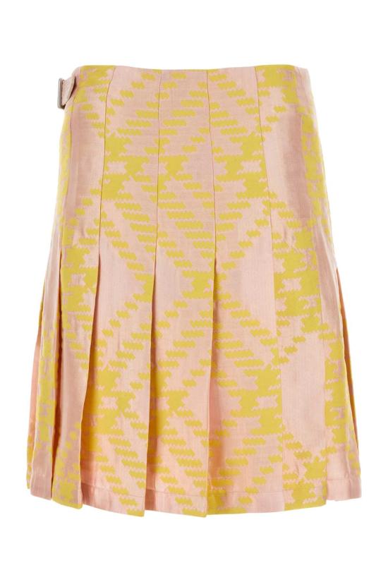  버버리 미디 스커트 8083000 B8685 PINK - BURBERRY