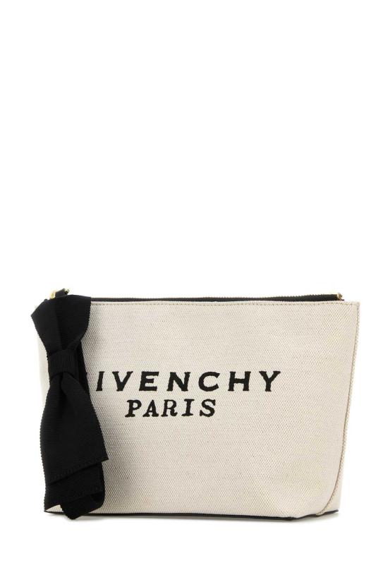 26SS 지방시 스몰 캔버스 파우치 BB60PQB2C8 255 BEIGE - GIVENCHY