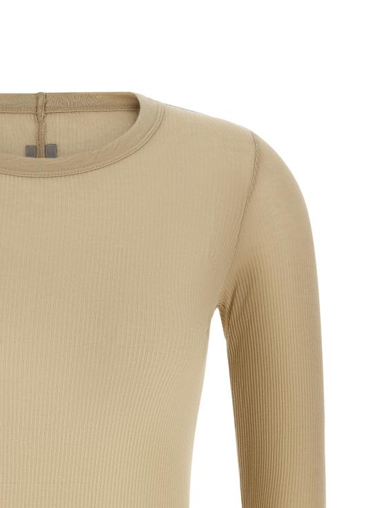 26SS 릭 오웬스 긴팔 티셔츠 RI329983BM BEIGE - RICK OWENS
