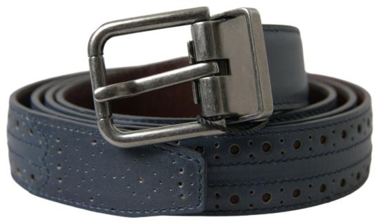  돌체앤가바나 가죽 벨트 BEL9022 BLUE - DOLCE & GABBANA