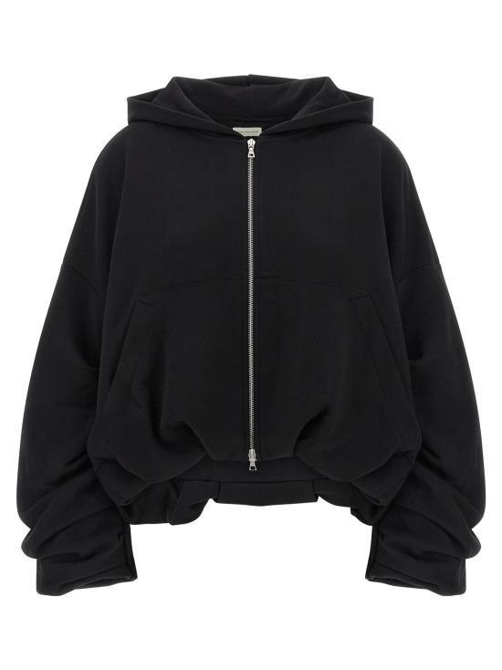 26FW 드리스 반 노튼 후드 티셔츠 DR339284BM BLACK