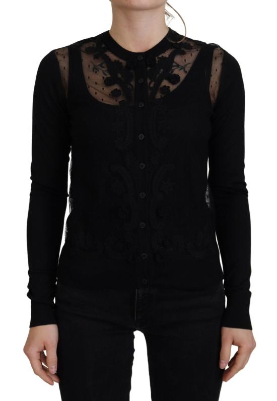  돌체앤가바나 가디건 TSH83743 BLACK
