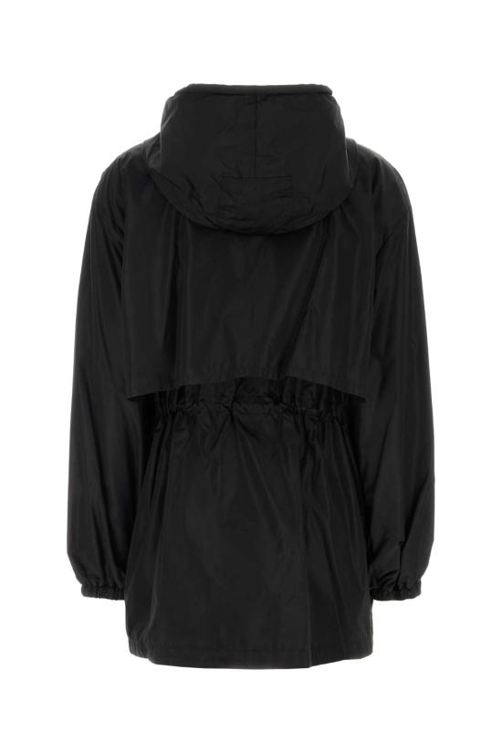  버버리 웨이스트 스트링 후드 자켓 8113522 A1189 BLACK - BURBERRY