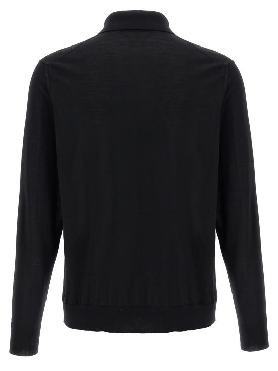 25FW 키톤 폴로 티셔츠 KI313404BM BLACK - KITON