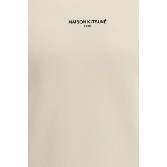 26SS 메종키츠네 긴팔 티셔츠 MAQM00300KM03410063BB BEIGE - MAISON KITSUNE