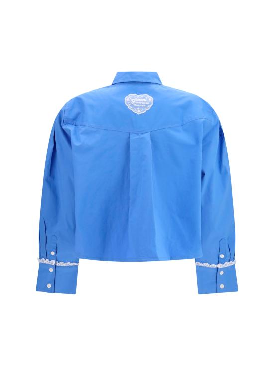26FW 가니 셔츠 A1140008 591 BLUE - GANNI
