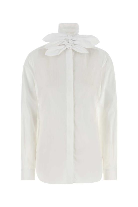 25FW 모스키노 블라우스 J02035432 1001 WHITE