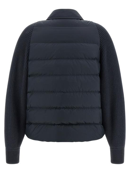 26FW 브루넬로 쿠치넬리 숏패딩 BR335334BM BLUE - BRUNELLO CUCINELLI