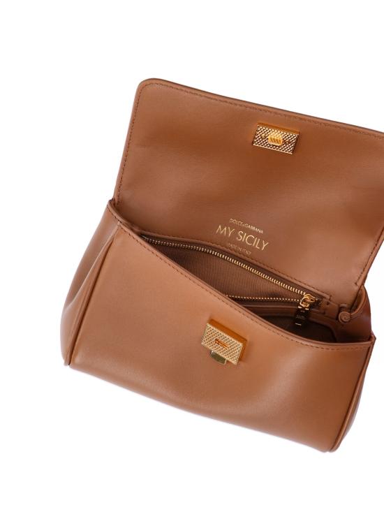  돌체앤가바나 마이 시실리 핸드백 BB7864 B7321 8Z093 Brown - DOLCE & GABBANA