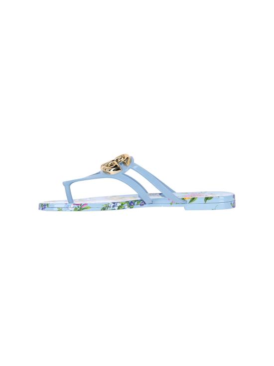  돌체앤가바나 러버 비치웨어 슬라이드 CW2418 AY850 HC5XL Multicolor - DOLCE & GABBANA