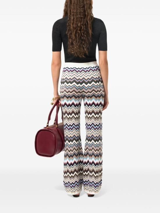26FW 미소니 팔라초 팬츠 DS26WI0I BK01KOSMSPL MULTICOLOR - MISSONI