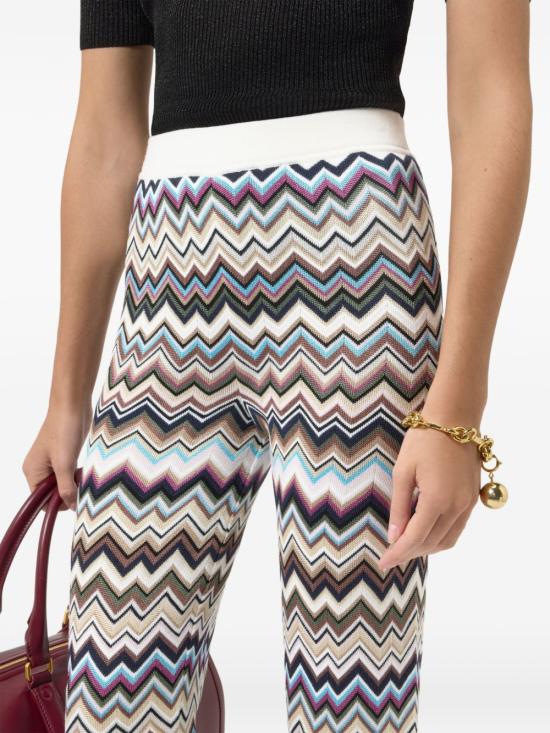26FW 미소니 팔라초 팬츠 DS26WI0I BK01KOSMSPL MULTICOLOR - MISSONI
