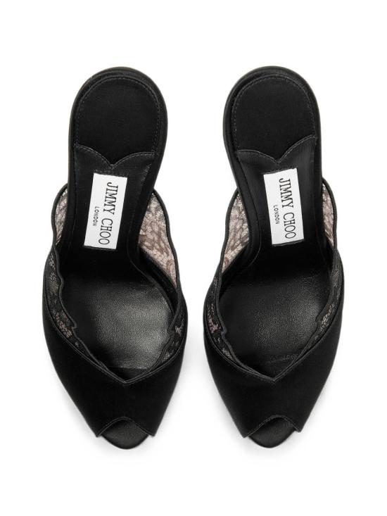 26FW 지미추 힐/펌프스 BRIGITTEMULE100 WANBLACK BLACK - JIMMY CHOO