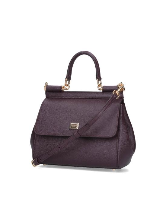  돌체앤가바나 미디움 시실리 핸드백 BB6003 B1001 8M073 Violet - DOLCE & GABBANA