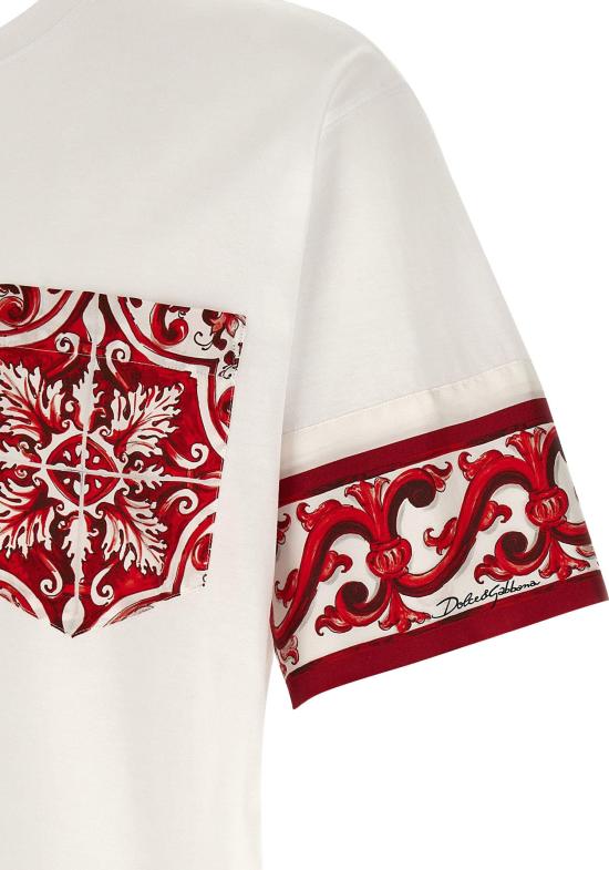 25FW 돌체앤가바나 탑 15796576354590 RED - DOLCE & GABBANA