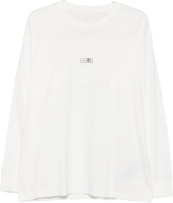 26FW MM6 메종마르지엘라 긴팔 셔츠 SH0NH0028M20258101 WHITE