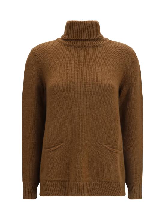 26FW 엘라 터틀넥 F1537CASH 557 BROWN