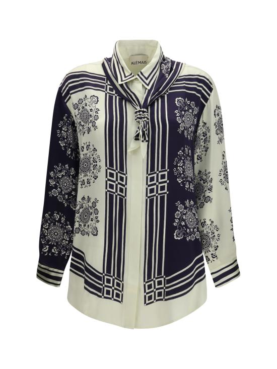 26FW 알레메 블라우스 8070T INK BLUE