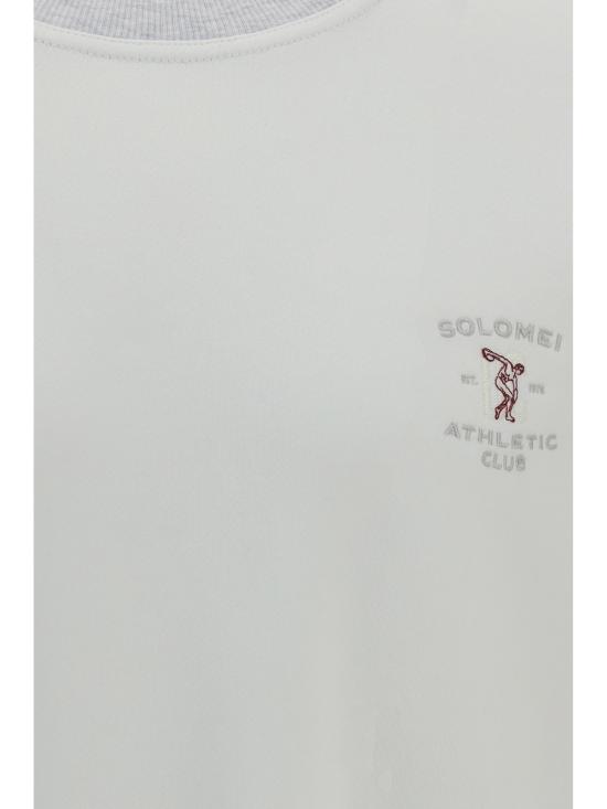 26FW 브루넬로 쿠치넬리 긴팔 티셔츠 MM8263390G CA819 WHITE - BRUNELLO CUCINELLI
