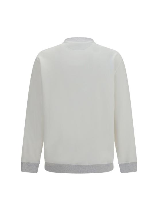 26FW 브루넬로 쿠치넬리 긴팔 티셔츠 MM8263390G CA819 WHITE - BRUNELLO CUCINELLI