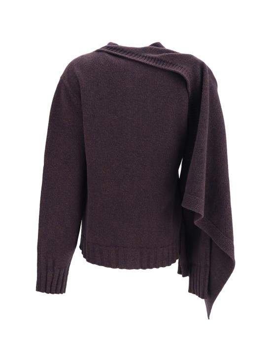26FW 디 아티코 스웨터 261WCD00018KWS012AA 594 BROWN - THE ATTICO