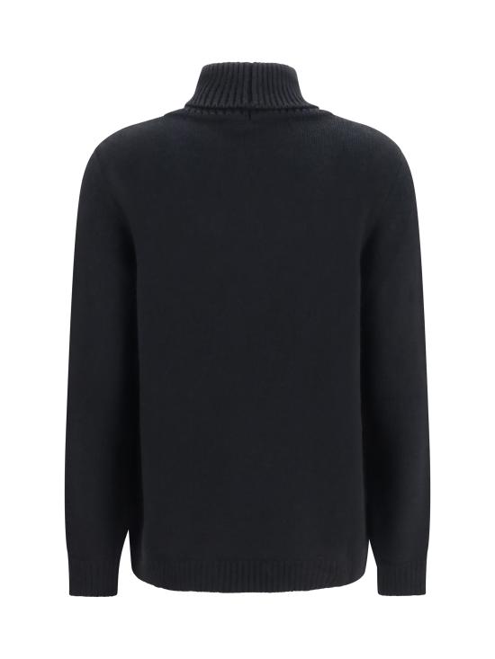 26FW 엘라 터틀넥 F1537CASH 3 BLACK - ELLA