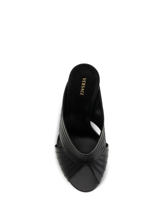 26FW 베르사체 뮬/슬리퍼 10262571A17623 1B55J BLACK - VERSACE