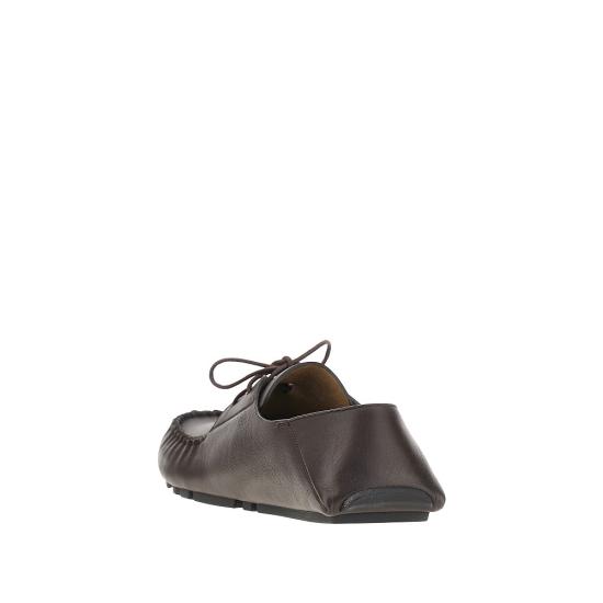 26FW 로에베 램블라 보트 소프트 카프스킨 로퍼 M816290X64 Brown - LOEWE