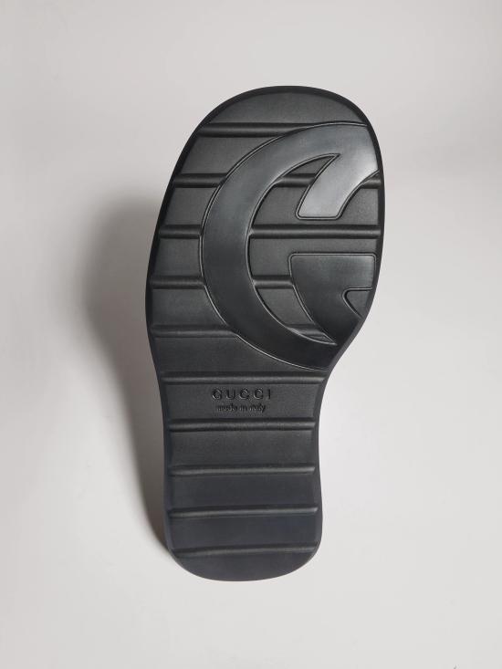 26FW 구찌 플랫폼 슬라이드 샌들 플랫폼 슬라이드 샌들 A0034RFAFUW 1000 - GUCCI