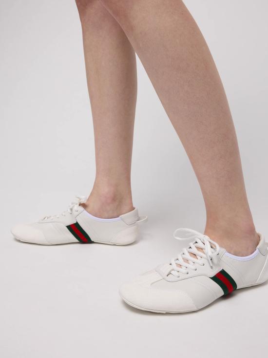 26FW 구찌 블론디 레이스업 스니커즈 874883AAGY3 9049 BIANCO - GUCCI