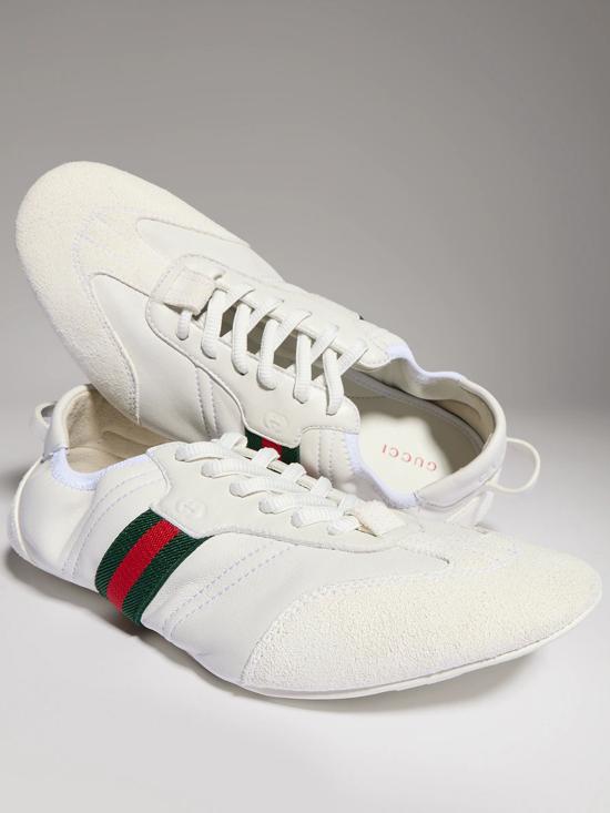 26FW 구찌 블론디 레이스업 스니커즈 874883AAGY3 9049 BIANCO - GUCCI