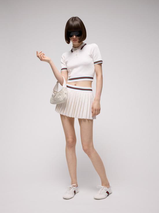 26FW 구찌 블론디 레이스업 스니커즈 874883AAGY3 9049 BIANCO - GUCCI