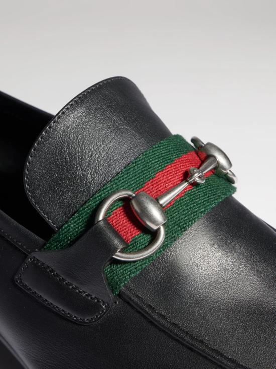 26FW 구찌 코모 홀스빗 레더 로퍼 874936AAGSM 1060 NERO - GUCCI