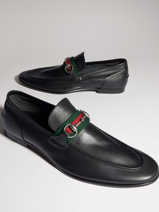 26FW 구찌 코모 홀스빗 레더 로퍼 874936AAGSM 1060 NERO - GUCCI