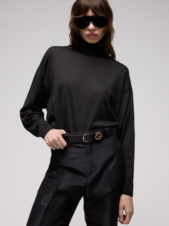 26FW 구찌 벨트 874719AAGED 1000 Nero - GUCCI