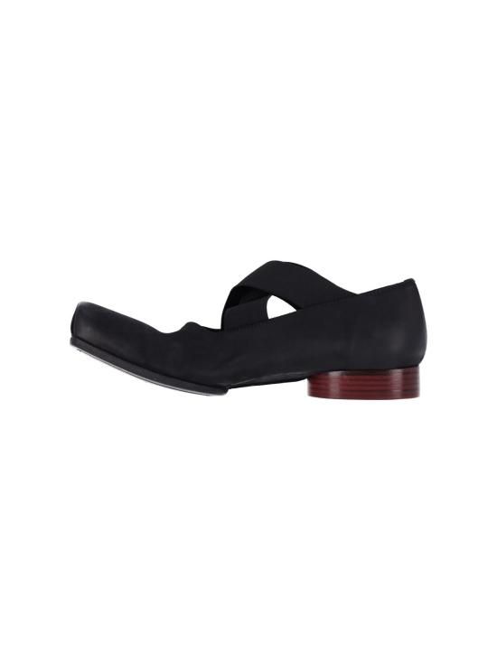 26FW 우마 왕 플랫 슈즈 US9006 UW097 BLACK - UMA WANG