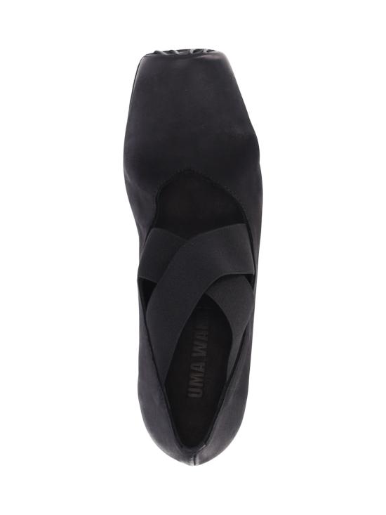 26FW 우마 왕 플랫 슈즈 US9006 UW097 BLACK - UMA WANG