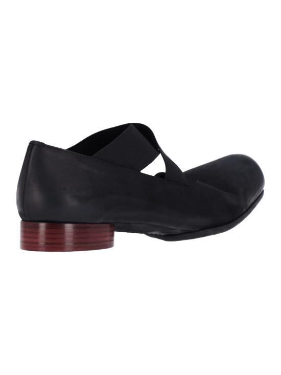26FW 우마 왕 플랫 슈즈 US9006 UW097 BLACK - UMA WANG