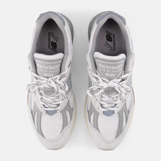 26FW 뉴발란스 991 스니커즈 U991AC2 WIND CHIME BRILLIANT WHITE FLINT GRAY - NEW BALANCE