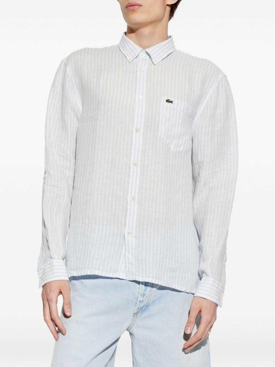 26SS 라코스테 긴팔 셔츠 CH698529I White - LACOSTE