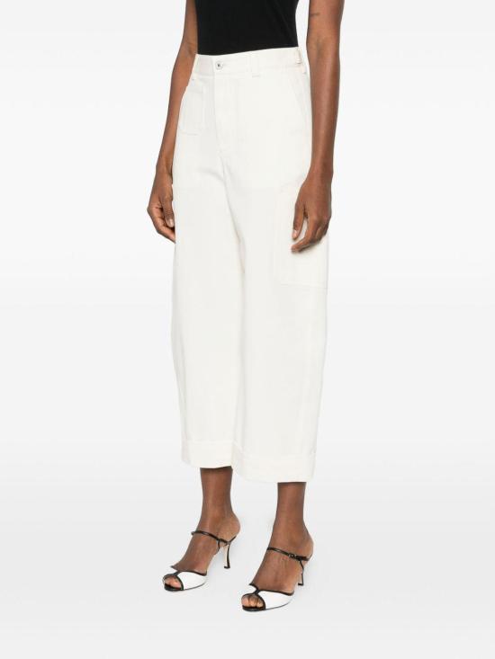 26SS 지방시 스트레이트 팬츠 BW519H164D105 White - GIVENCHY