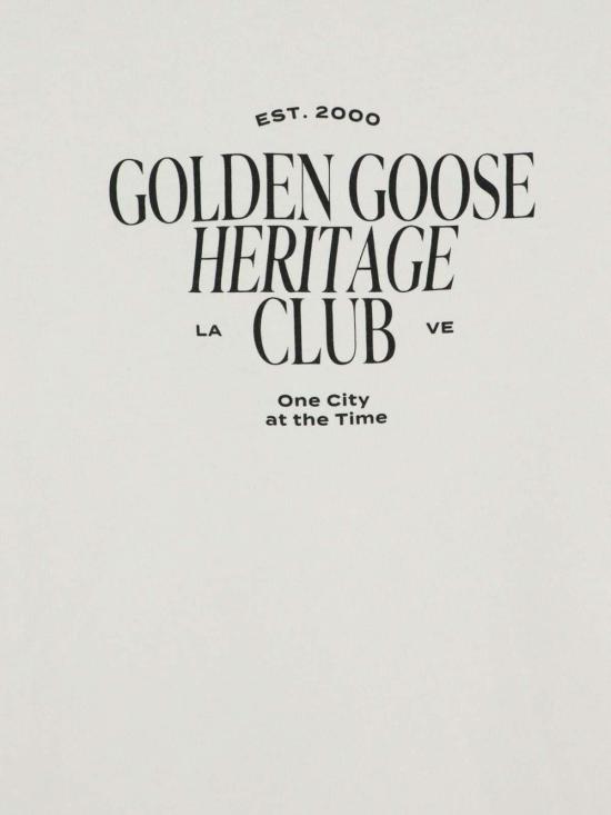 26FW 골든구스 반팔 티셔츠 GMP01220P00261911560 White - GOLDEN GOOSE