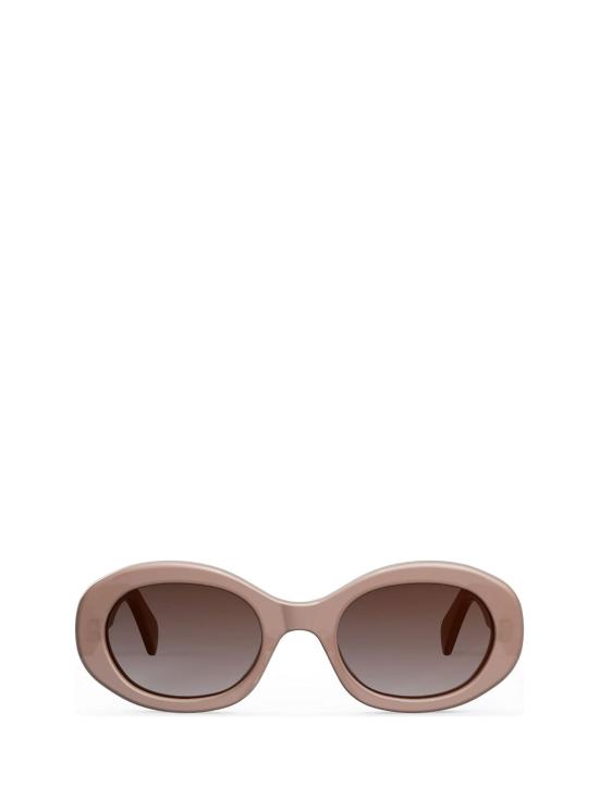 25FW 셀린느 트리옹프 01 오벌 아세테이트 선글라스 CL40194U 45F BROWN