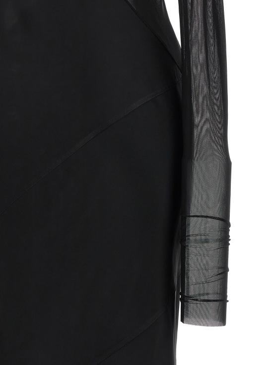 26FW 릭 오웬스 롱 원피스 RP02F5578TUSCHS09 Black - RICK OWENS