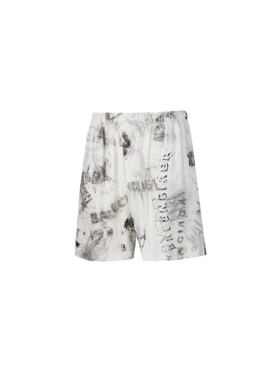 26SS 발렌시아가 숏팬츠 850715 TTL78 1240 GREY - BALENCIAGA