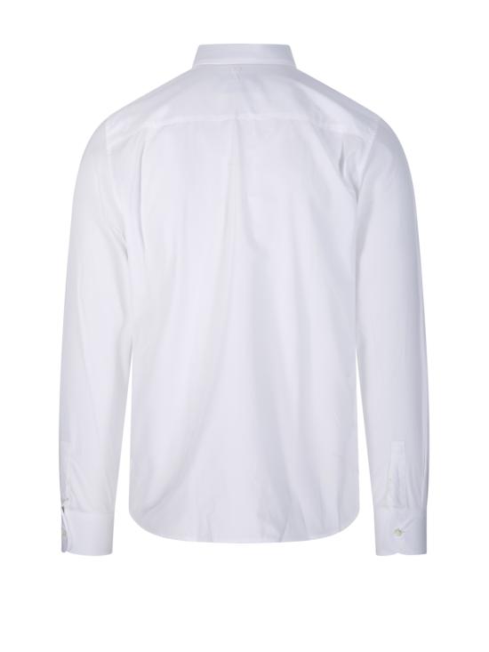 26SS 아미 코튼 테일러 자수 아미 드 하트 셔츠 HSH764 CO0063 100 WHITE - AMI