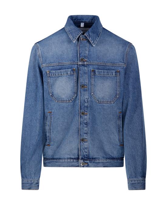 26SS 오프화이트 데님 자켓 OMYE09QS26 DEN002 4000 LIGHT MEDIUM BLUE