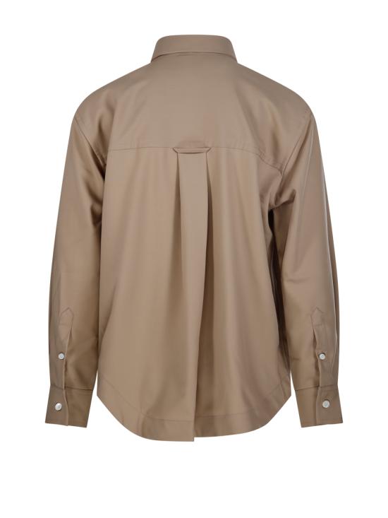 26SS 아미 긴팔 셔츠 USH808 WV0194 A036 BEIGE TAUPE - AMI