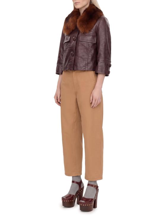 26FW 끌로에 가죽 자켓 CH26ACV05223 PURPLE - CHLOE