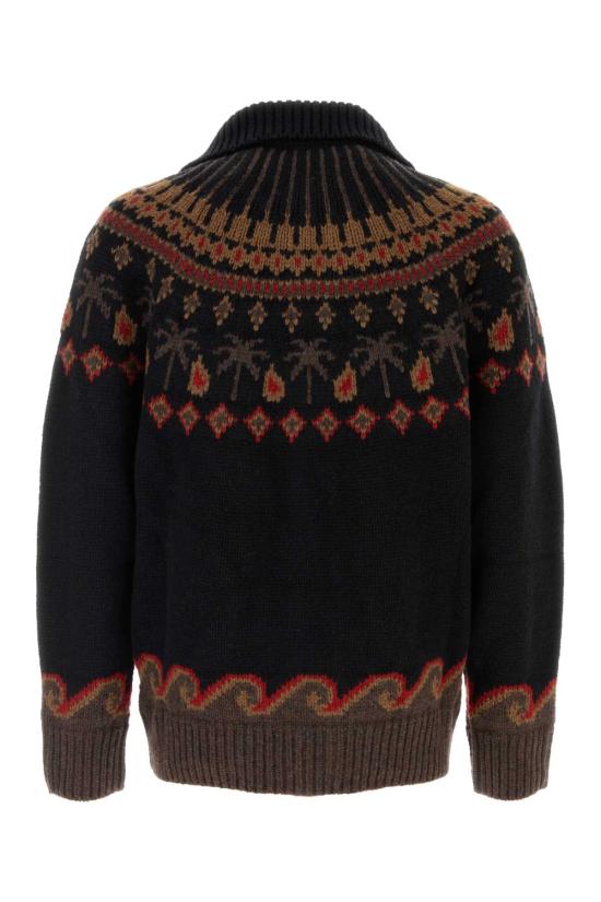 26FW 알라누이 가디건 LMHQ005E26KNI0011060 BLAMULC Printed - ALANUI